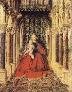EYCK, Jan van The Virgin and Child in a Church Germany oil painting artist